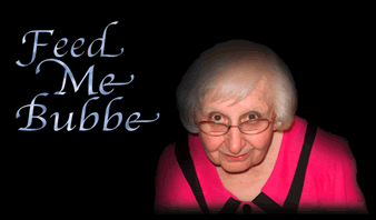 Feed Me Bubbe with picture of Bubbe